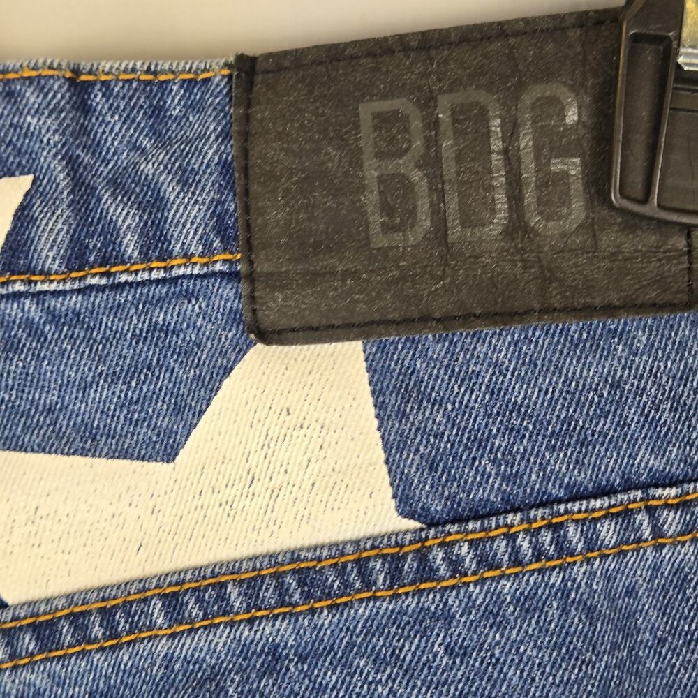 BDG Low-Rise Tapered Baggy Jean Star Print 27 W 28 L Streetwear Skater Punk USA - Picture 5 of 11
